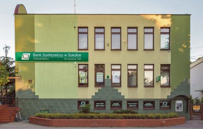Siedziba centrali Banku Spółdzielczego w Sokółce