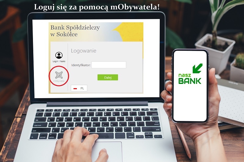 Pobierz bezpłatną aplikację mObywatel i zaloguj się do bankowości internetowej!